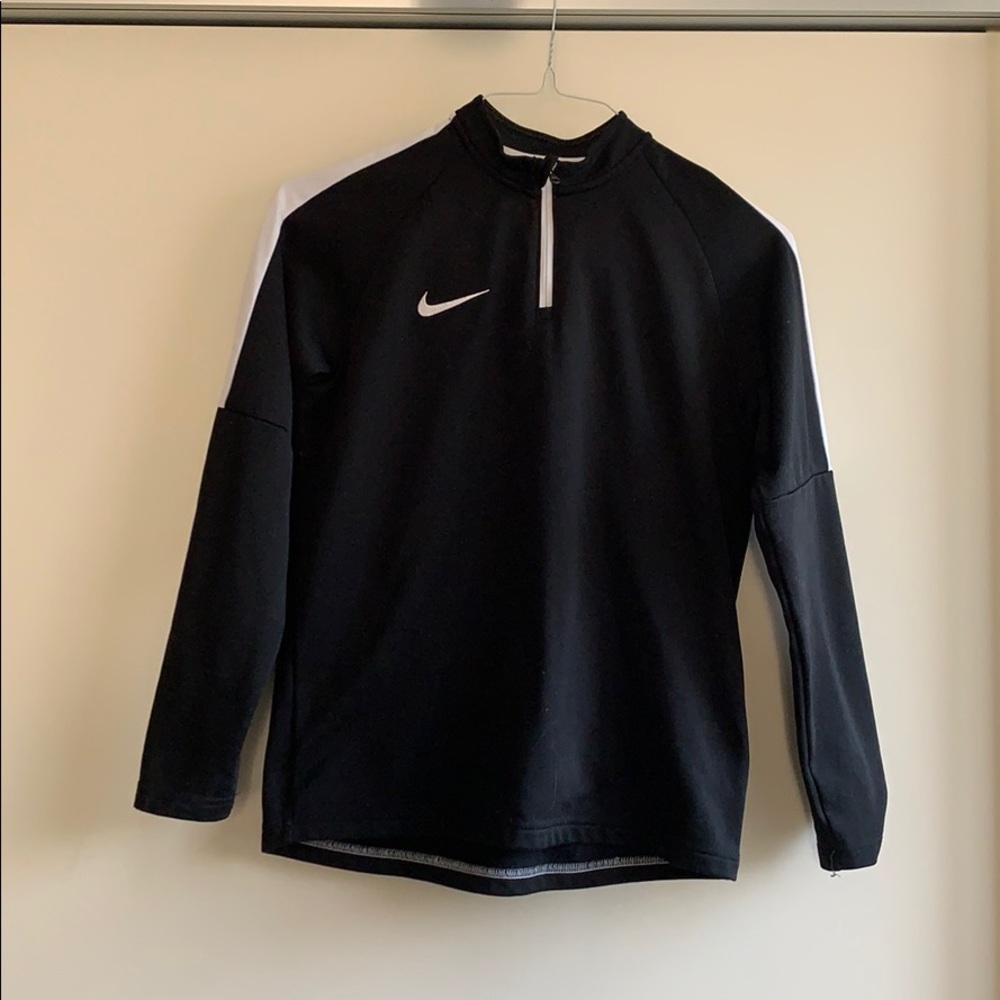 Unisex black sports sweater